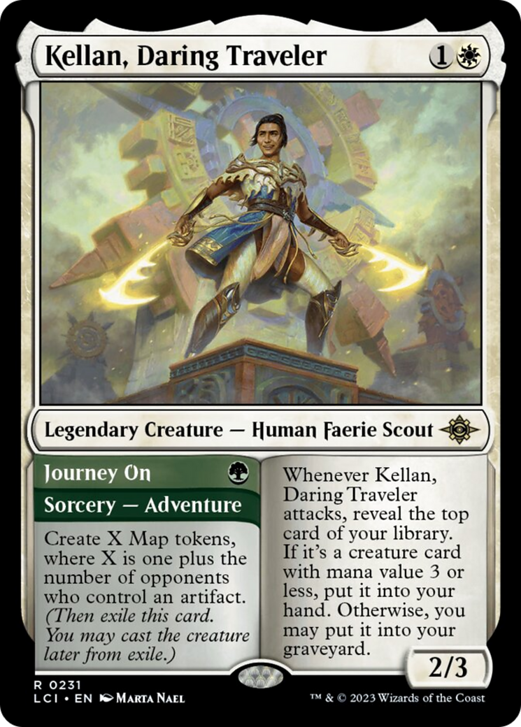 Kellan, Daring Traveler (231) [The Lost Caverns of Ixalan]