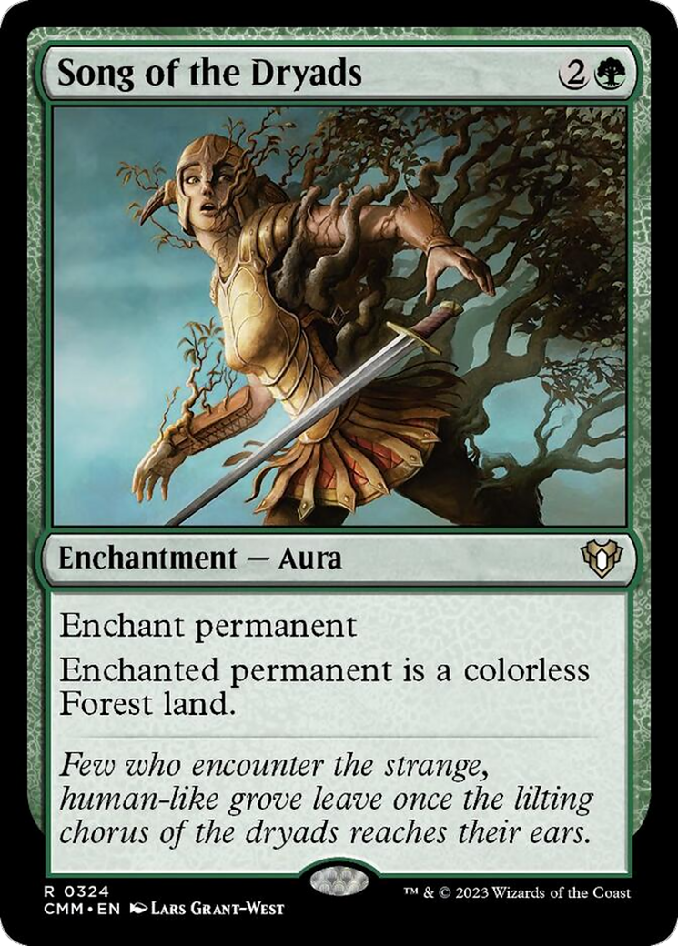Song of the Dryads (324) [Commander Masters]