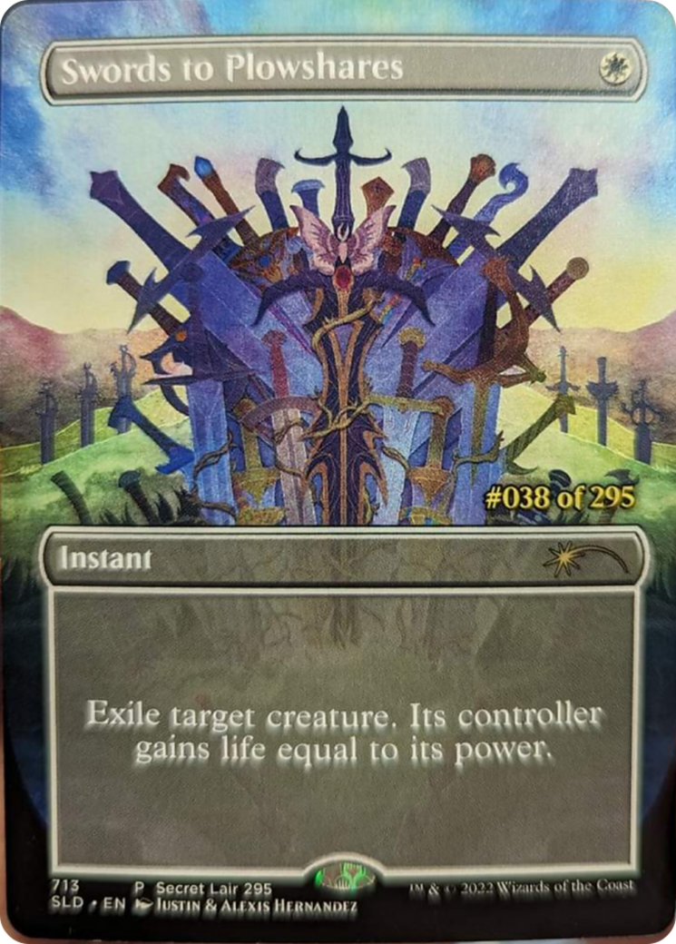Swords to Plowshares (Serial Numbered) (713) [Secret Lair Drop Series]