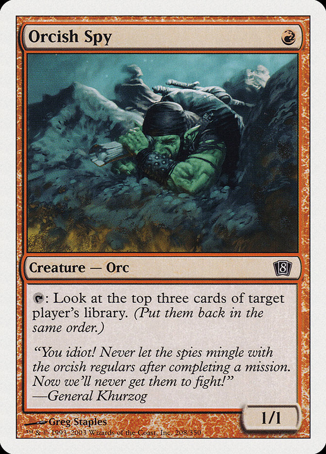 Orcish Spy (208) [8th Edition]