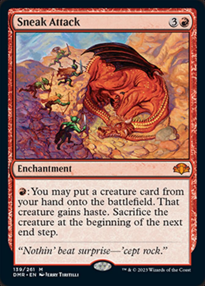Sneak Attack (139) [Dominaria Remastered]