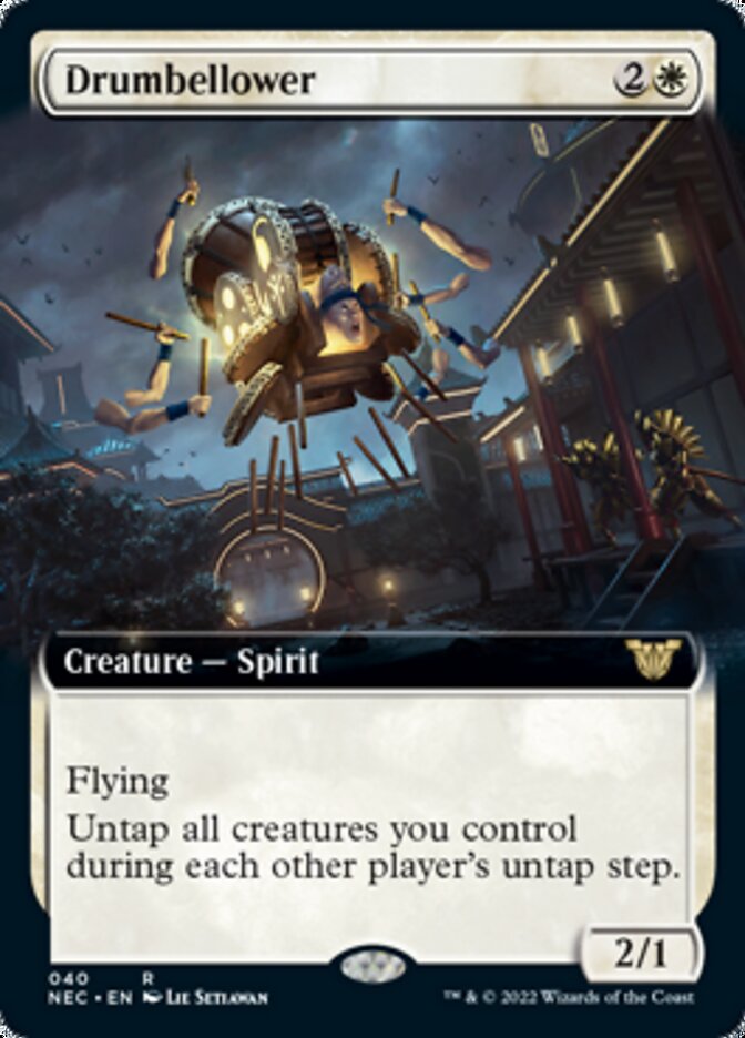 Drumbellower (Extended Art) (40) [Commander: Kamigawa: Neon Dynasty]