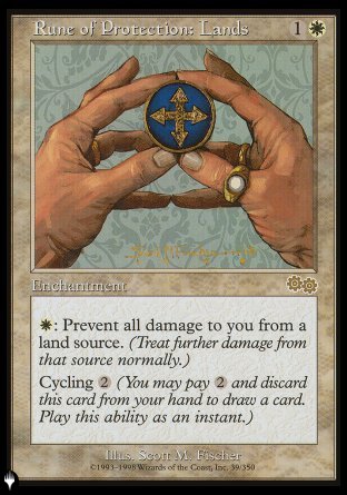 Rune of Protection: Lands (39/350) [The List Reprints]
