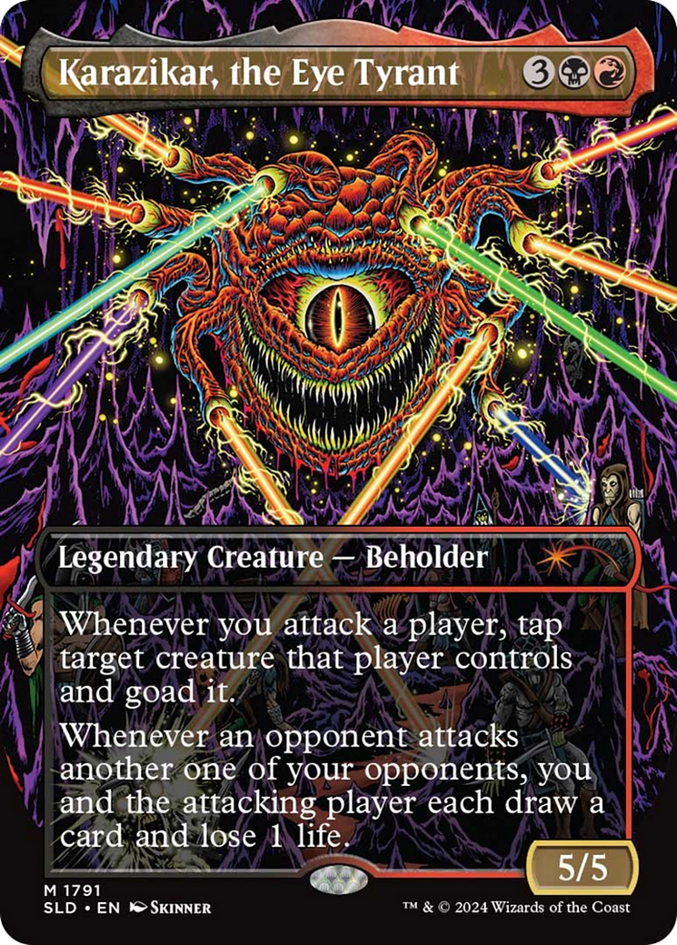 Karazikar, the Eye Tyrant (Rainbow Foil) (1791) [Secret Lair Drop Series]