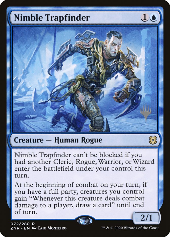 Nimble Trapfinder (72) [Promo Pack: Zendikar Rising]