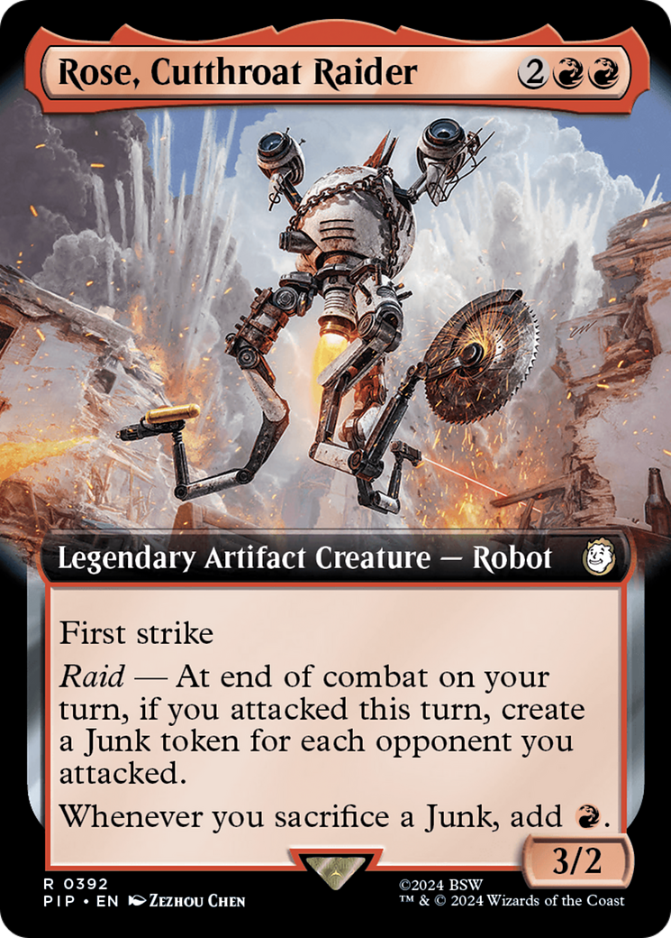 Rose, Cutthroat Raider (Extended Art) (392) [Universes Beyond: Fallout]