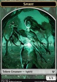 Spirit (001) // Spirit (006) Double-Sided Token (1 // 6) [Commander 2016]