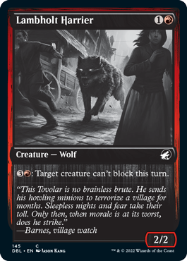 Lambholt Harrier (145) [Innistrad: Double Feature]