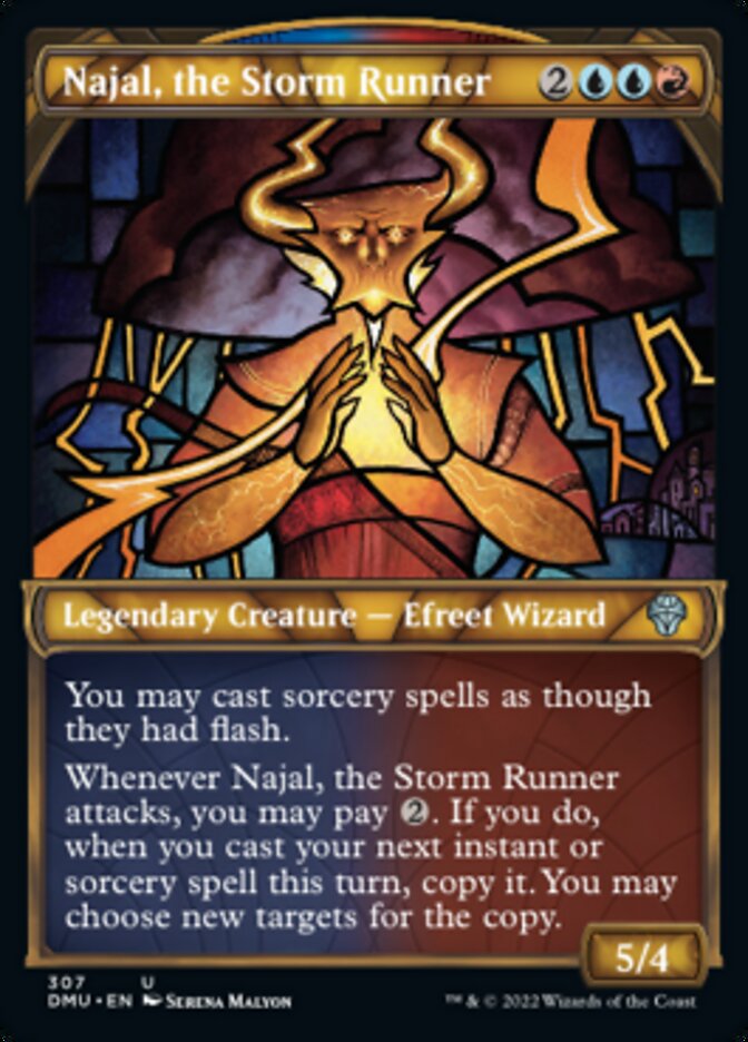 Najal, the Storm Runner (Showcase) (307) [Dominaria United]