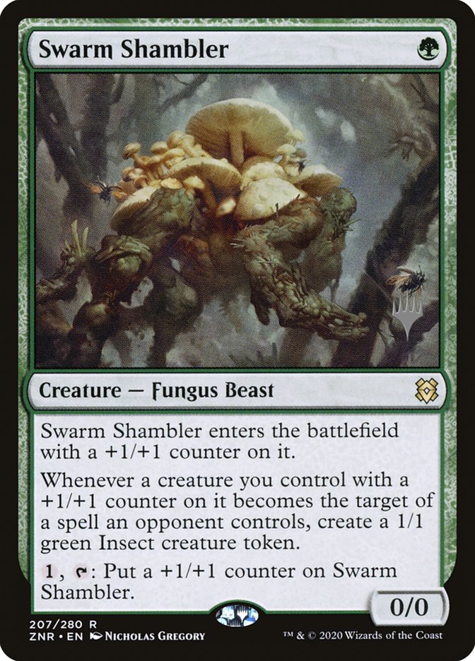 Swarm Shambler (207) [Promo Pack: Zendikar Rising]
