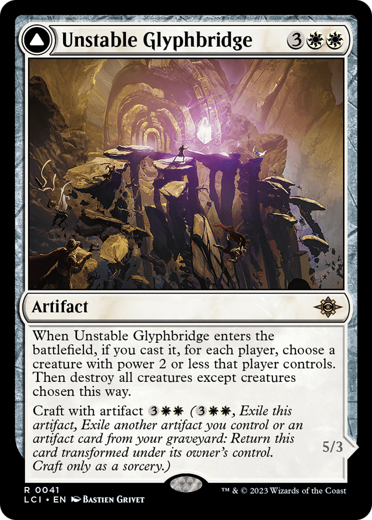 Unstable Glyphbridge (41) [The Lost Caverns of Ixalan]