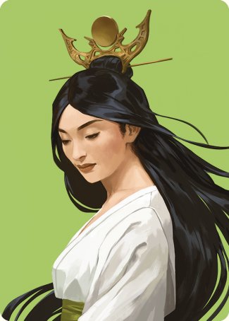 Azusa, Lost but Seeking Art Card (56) [Art Series: Commander Masters]