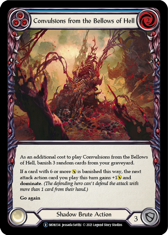 Convulsions from the Bellows of Hell (Blue) (MON134) [Monarch]
