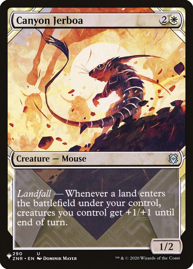 Canyon Jerboa (Showcase) (290/280) [The List Reprints]