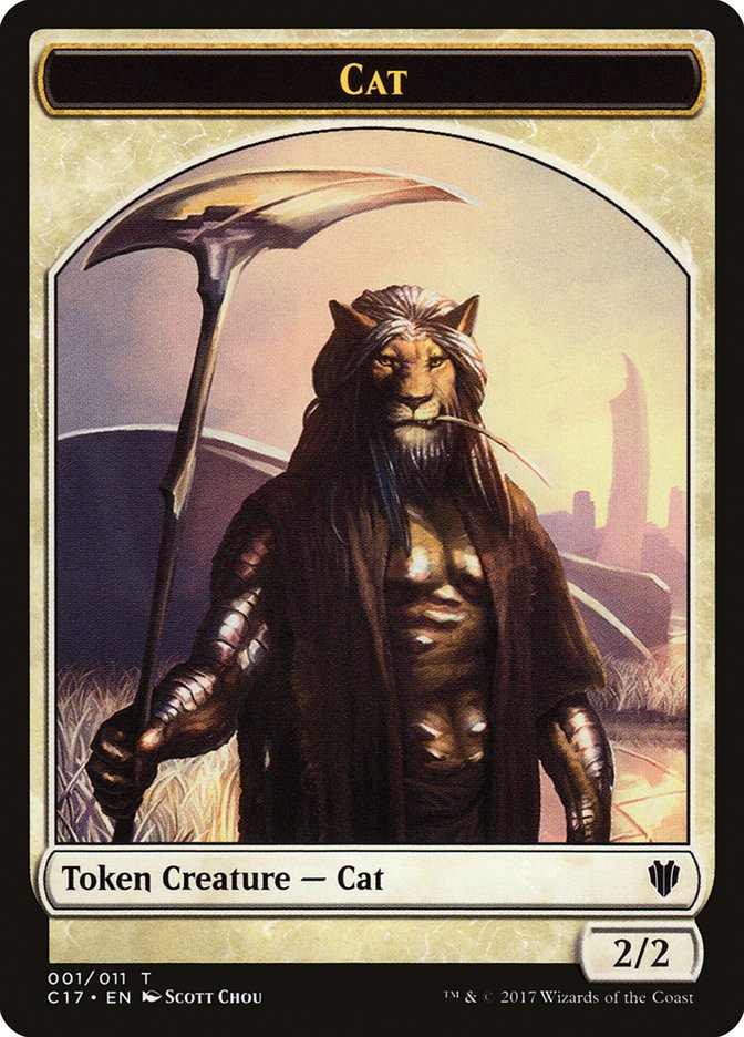 Rat // Cat Double-sided Token (3 // 1) [Commander 2017]