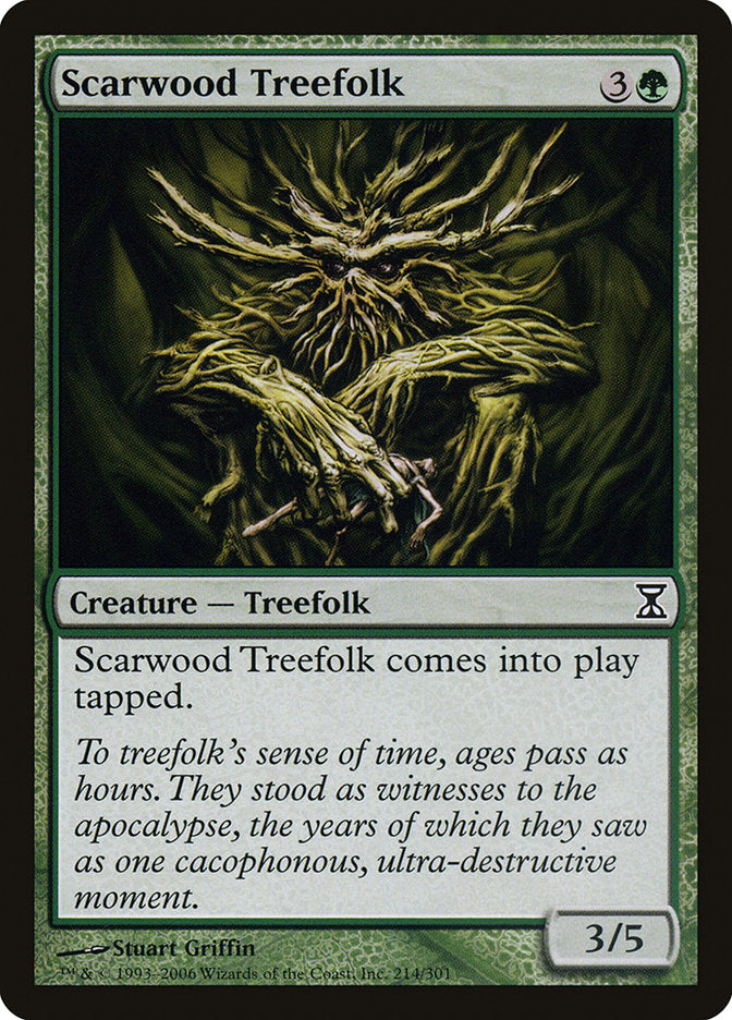 Scarwood Treefolk (214) [Time Spiral]