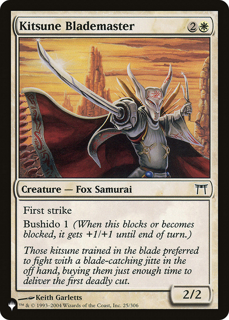 Kitsune Blademaster (25/306) [The List Reprints]