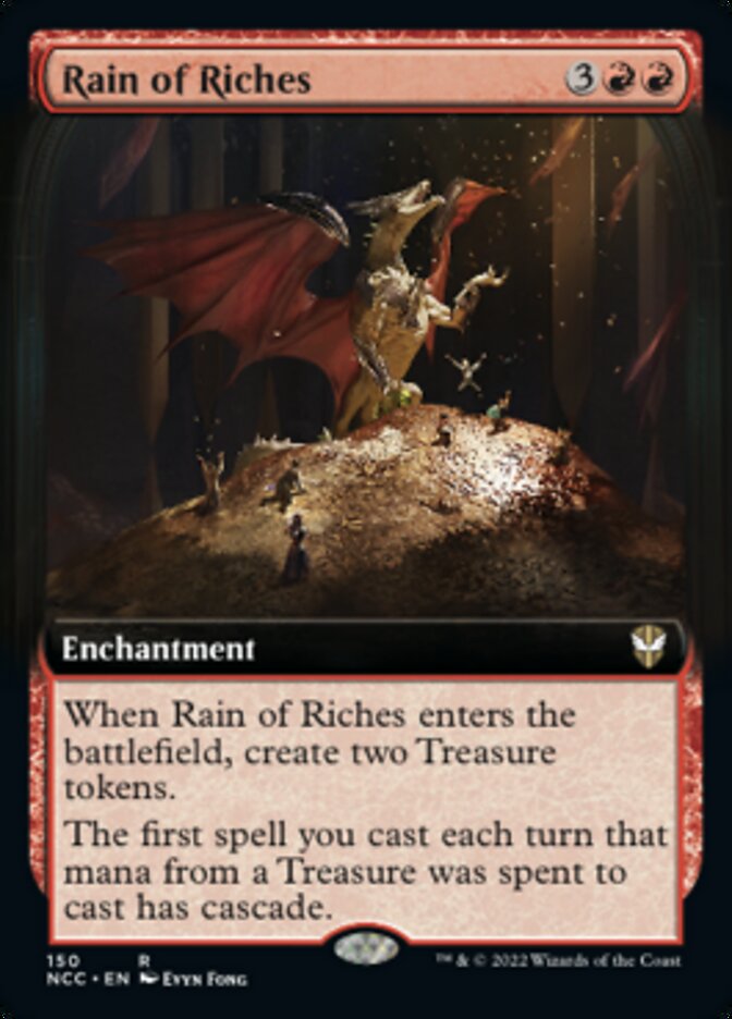 Rain of Riches (Extended Art) (150) [Commander: Streets of New Capenna]