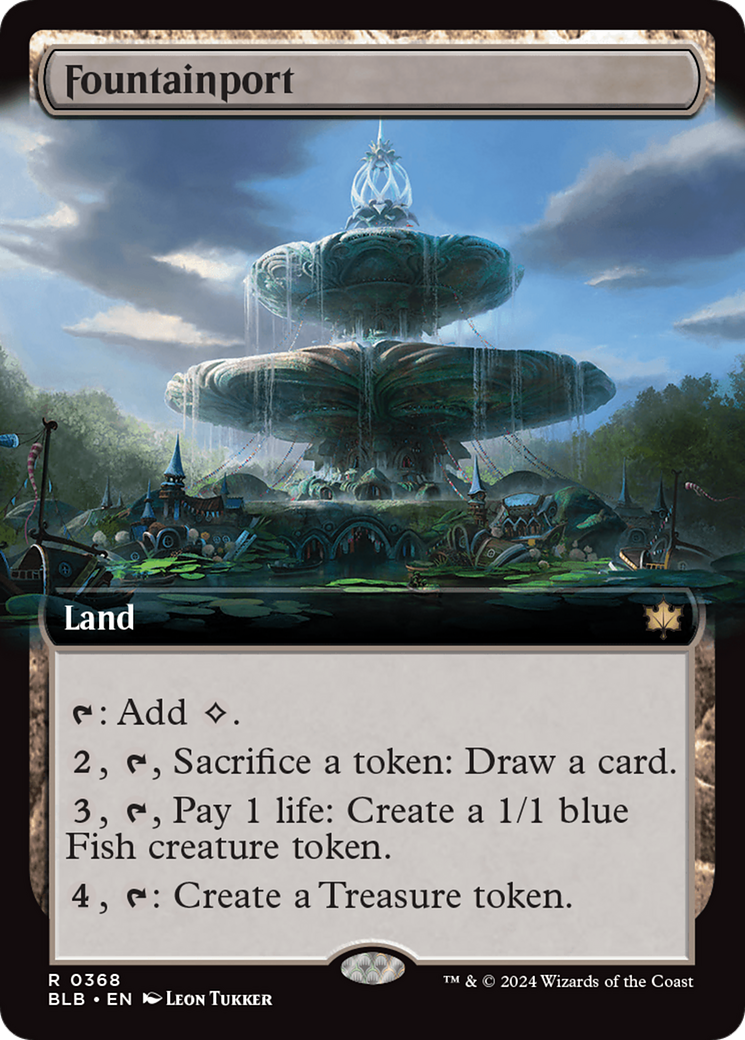 Fountainport (Extended Art) (368) [Bloomburrow]