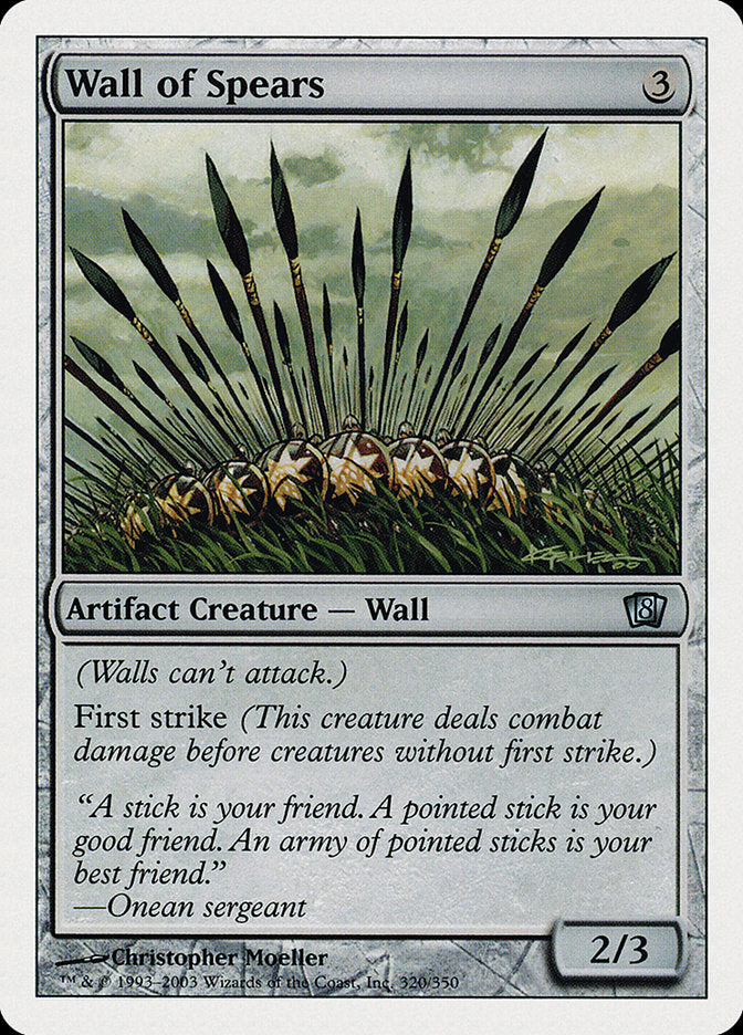 Wall of Spears (320) [8th Edition]