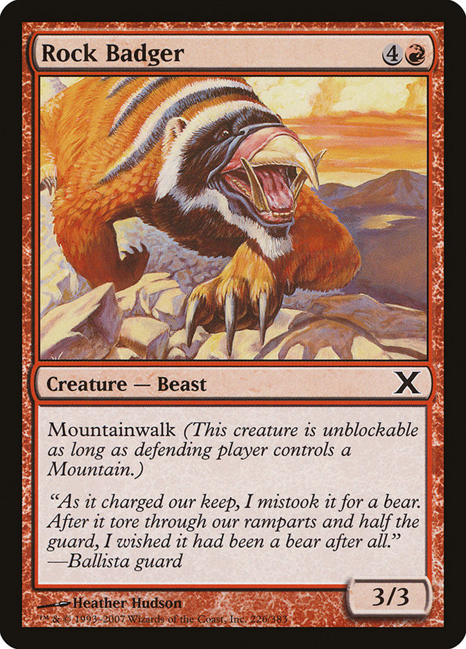 Rock Badger (226) [10th Edition]