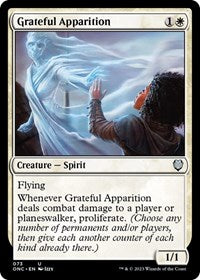 Grateful Apparition [Phyrexia: All Will Be One Commander]