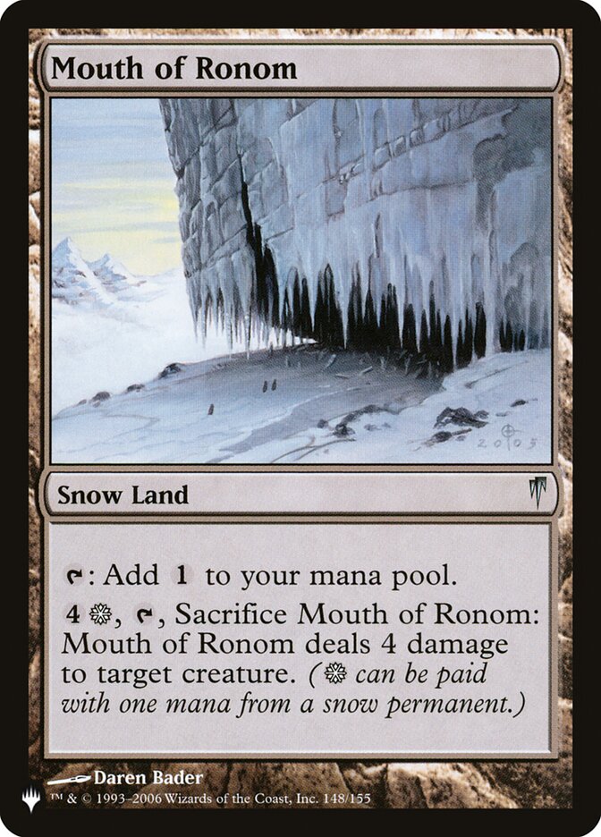 Mouth of Ronom (148/155) [The List Reprints]
