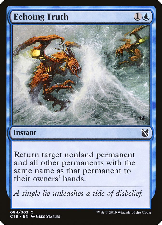 Echoing Truth (84) [Commander 2019]
