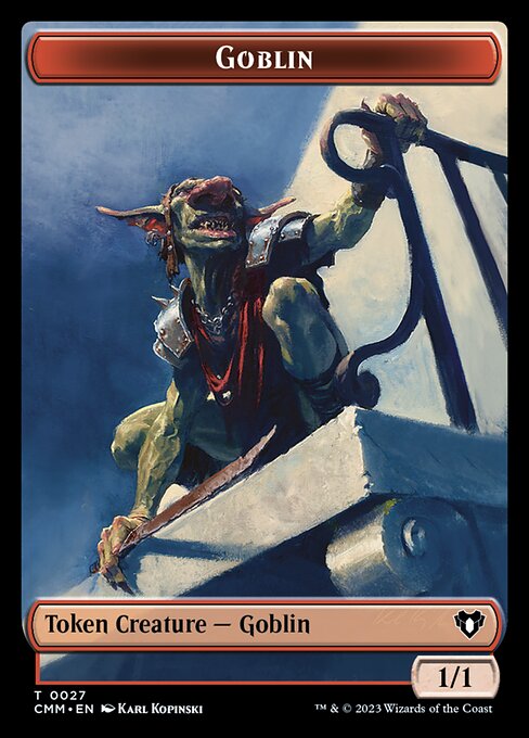 Spirit (0039) // Goblin Double-Sided Token (39 // 27) [Commander Masters]