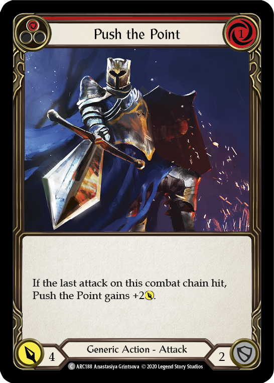 Push the Point (Red) (ARC188) [Arcane Rising]