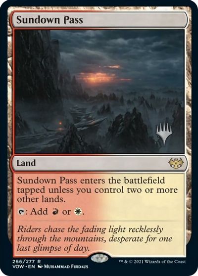 Sundown Pass (266) [Promo Pack: Dominaria United]