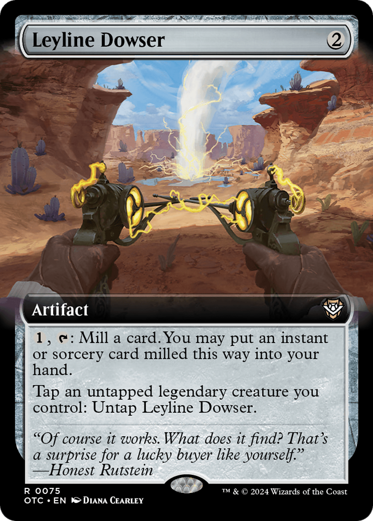 Leyline Dowser (Extended Art) (75) [Commander: Outlaws of Thunder Junction]