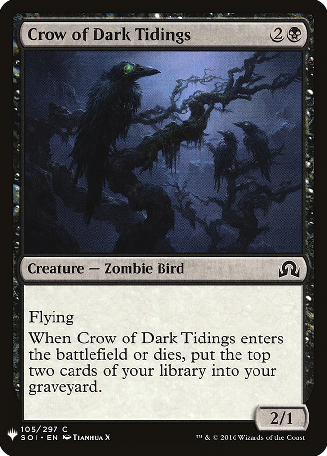 Crow of Dark Tidings (105) [The List Reprints]
