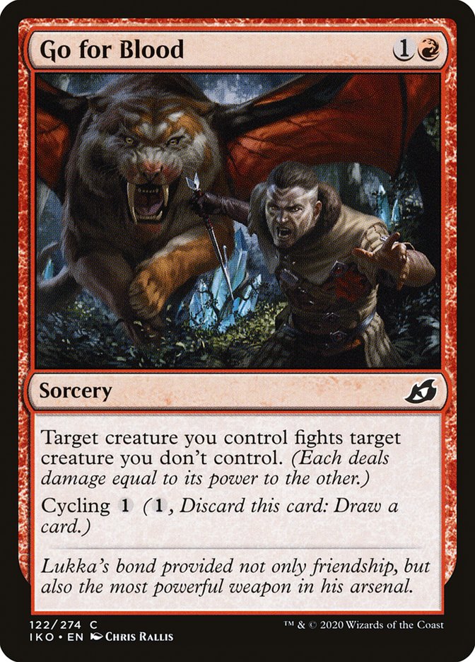 Go for Blood (122) [Ikoria: Lair of Behemoths]