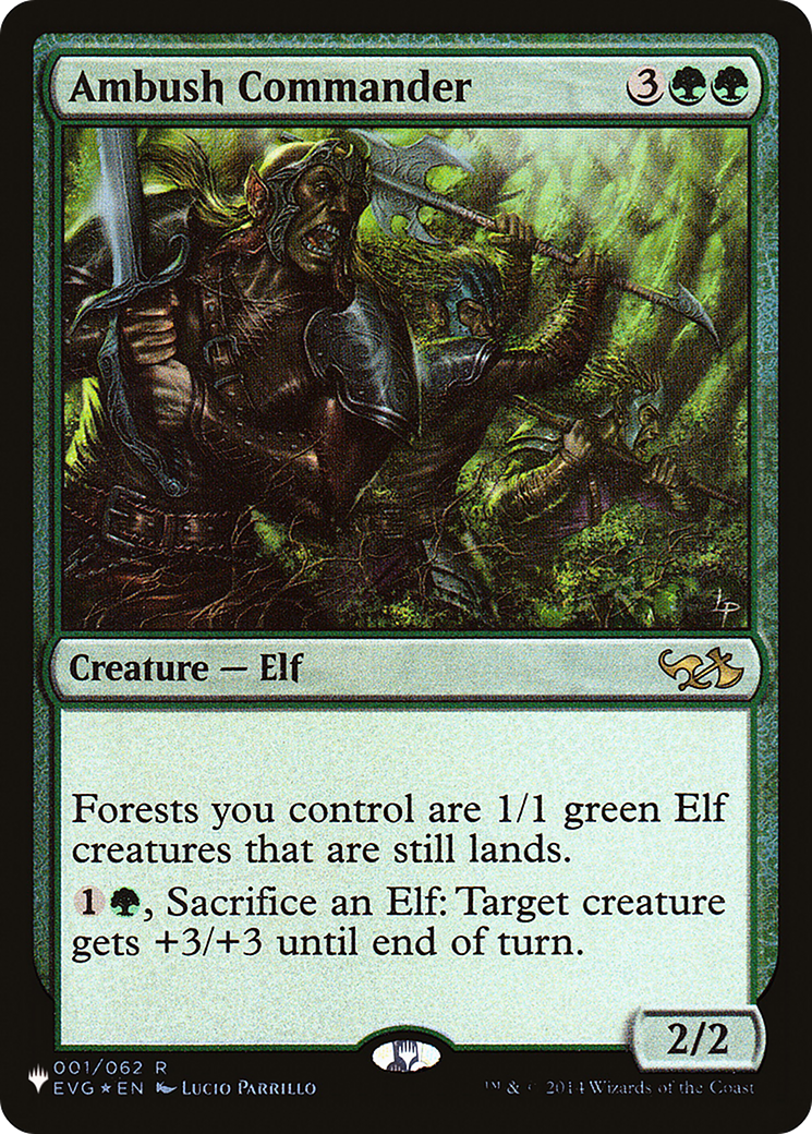 Ambush Commander (001/062) [The List Reprints]