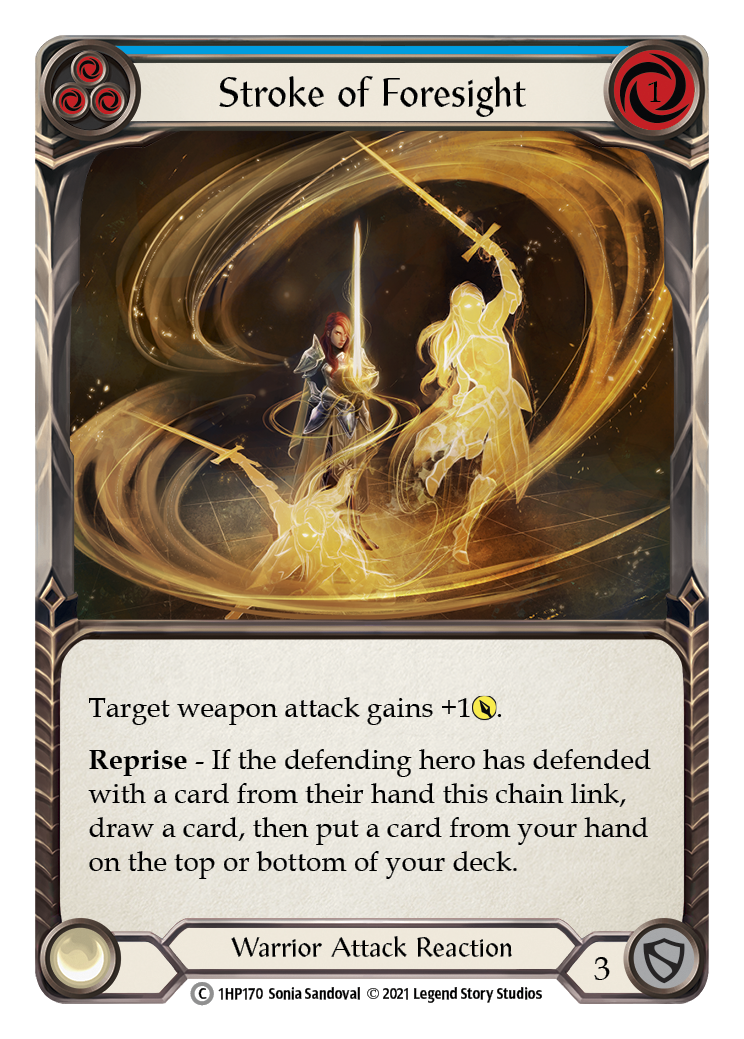 Stroke of Foresight (Blue) (1HP170) [History Pack Vol.1]