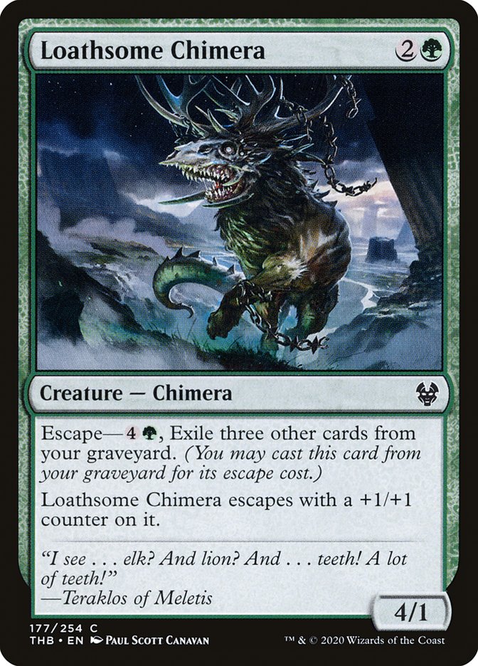 Loathsome Chimera (177) [Theros Beyond Death]