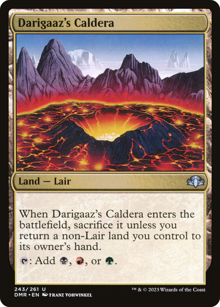 Darigaaz's Caldera (243) [Dominaria Remastered]