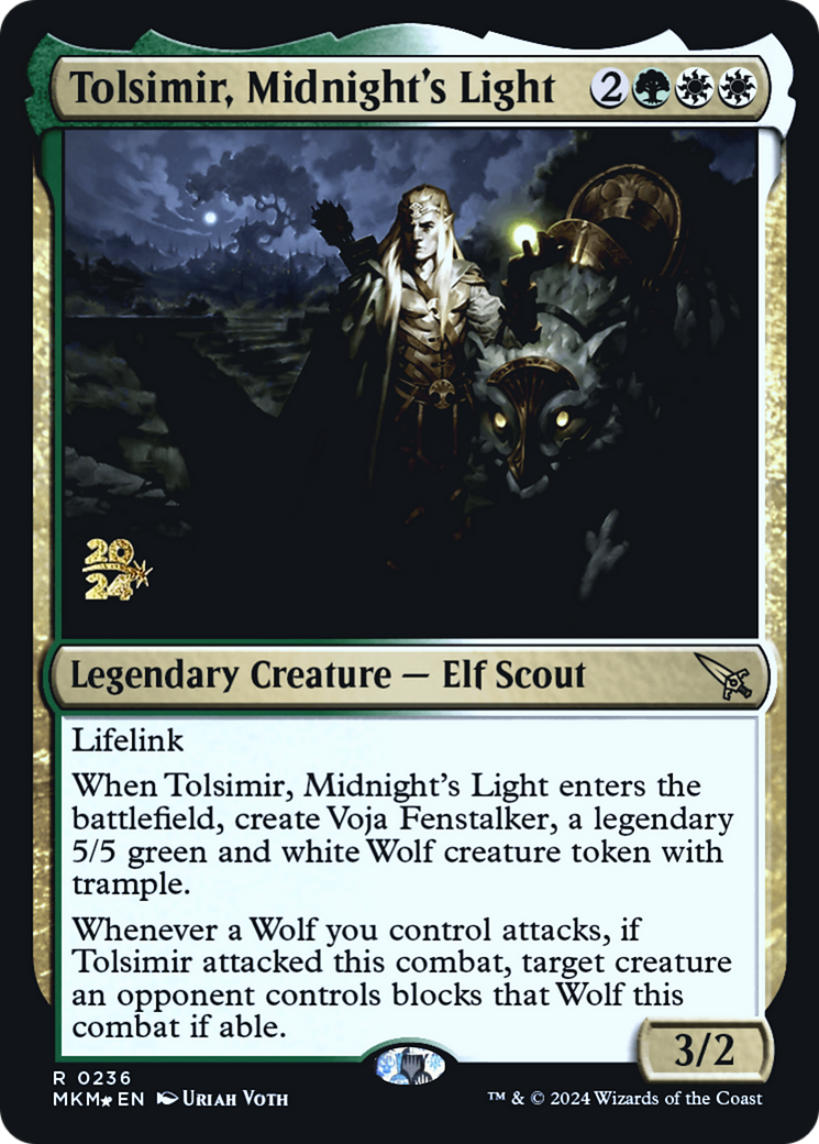 Tolsimir, Midnight's Light (236) [Prerelease Cards]