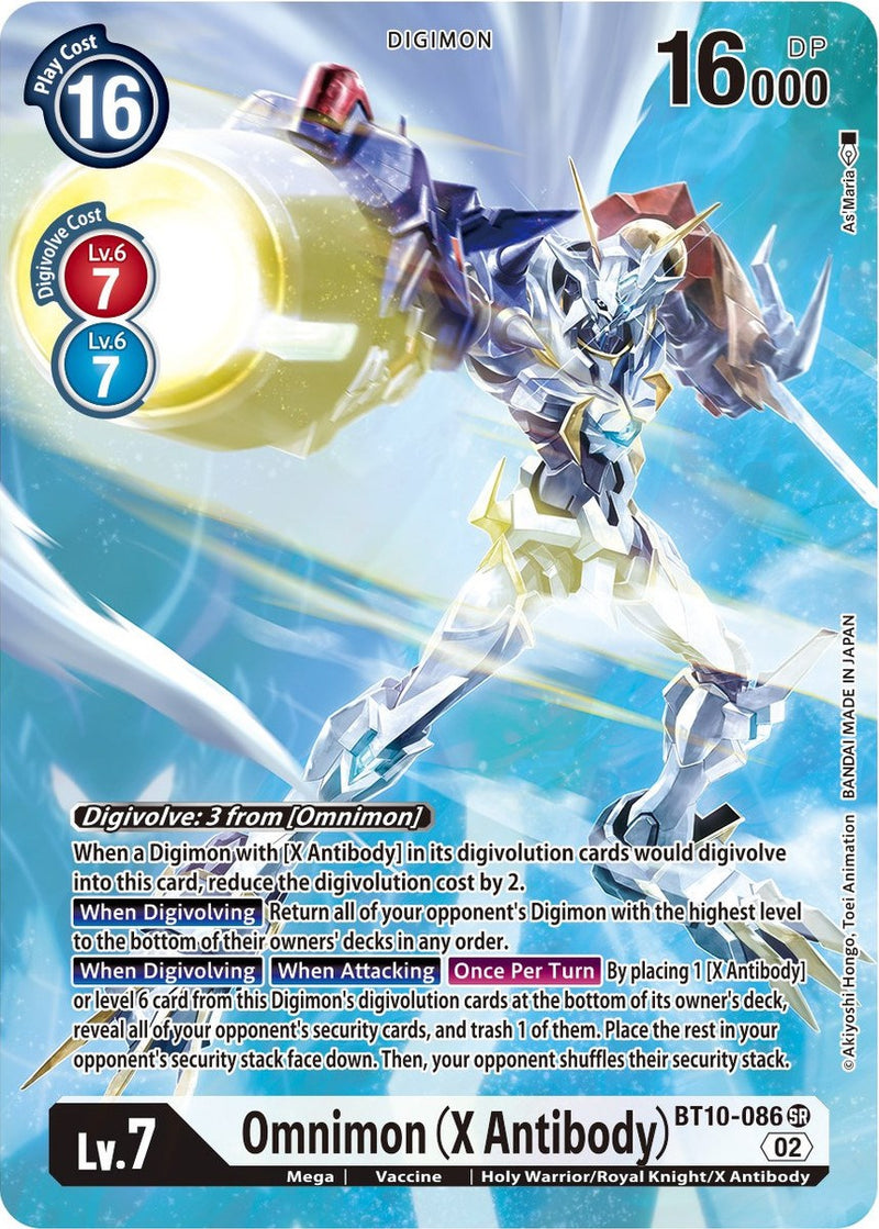 Omnimon (X Antibody) (Alternate Art) (BT10-086 SR) [Xros Encounter]