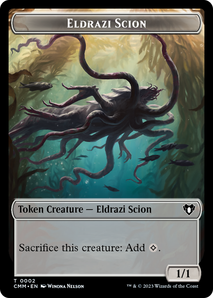 Eldrazi Scion // Spirit (0058) Double-Sided Token (2 // 58) [Commander Masters]