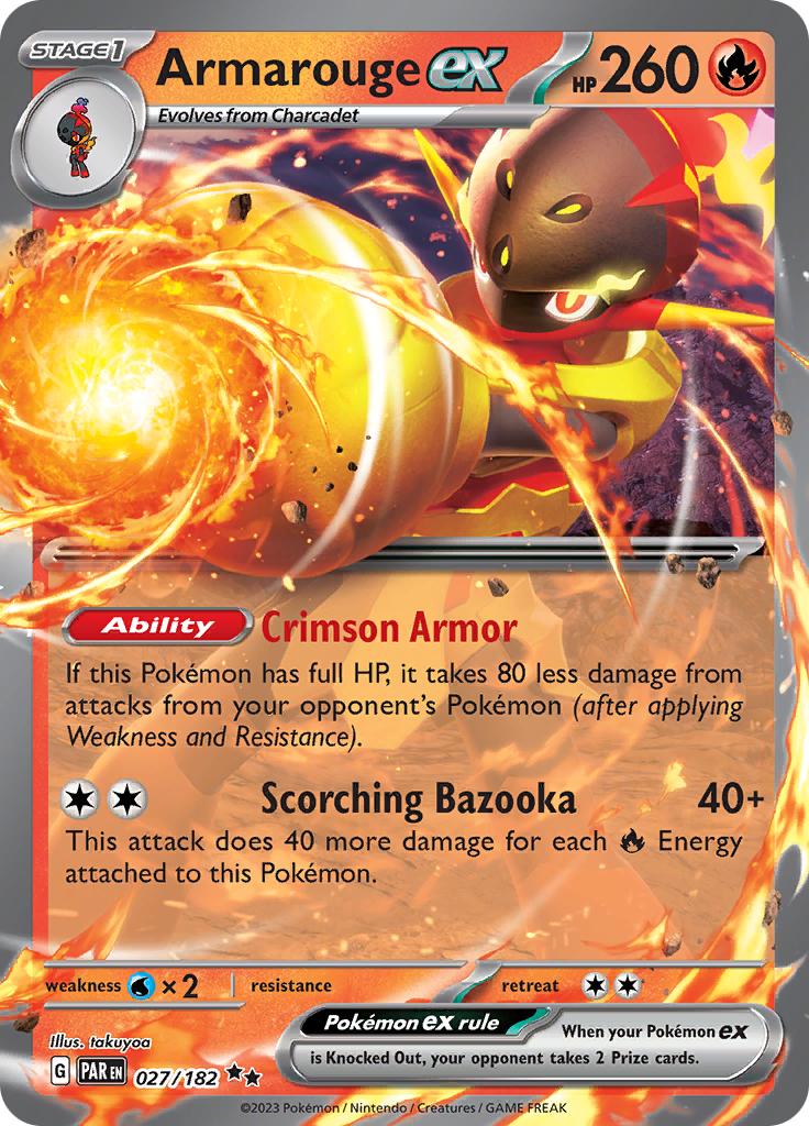 Armarouge ex (027/182) [SV04: Paradox Rift]
