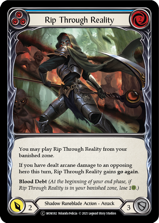 Rip Through Reality (Blue) (MON182) [Monarch]