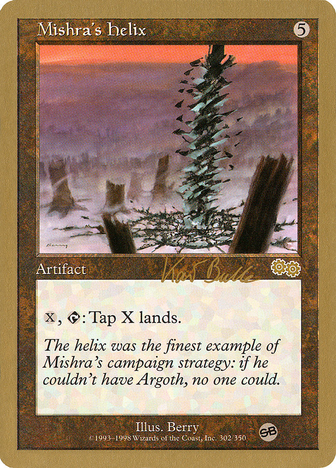 Mishra's Helix - 1999 Kai Budde (USG) (SB) [World Championship Decks]
