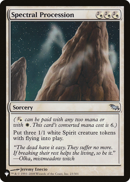 Spectral Procession [The List Reprints]