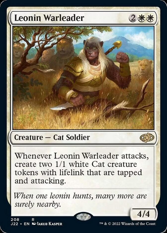 Leonin Warleader (208) [Jumpstart 2022]