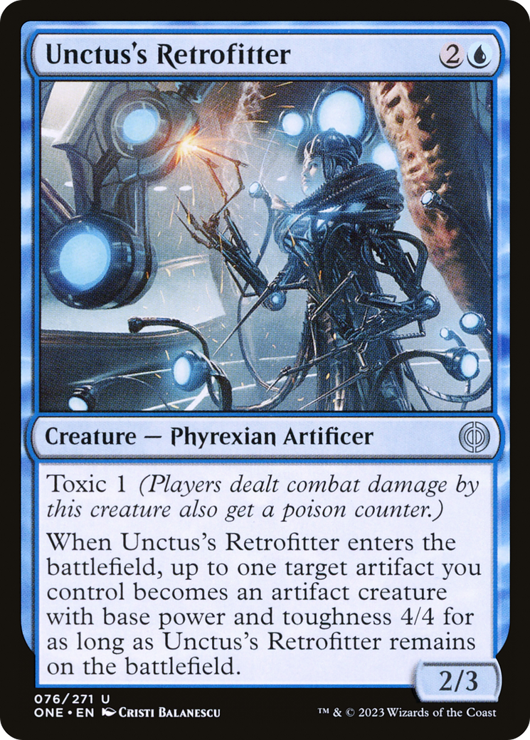 Unctus's Retrofitter (76) [Phyrexia: All Will Be One]