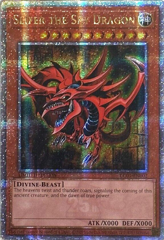 Slifer the Sky Dragon (Quarter Century Secret Rare) (LC01-EN002) [Legendary Collection: 25th Anniversary Edition]