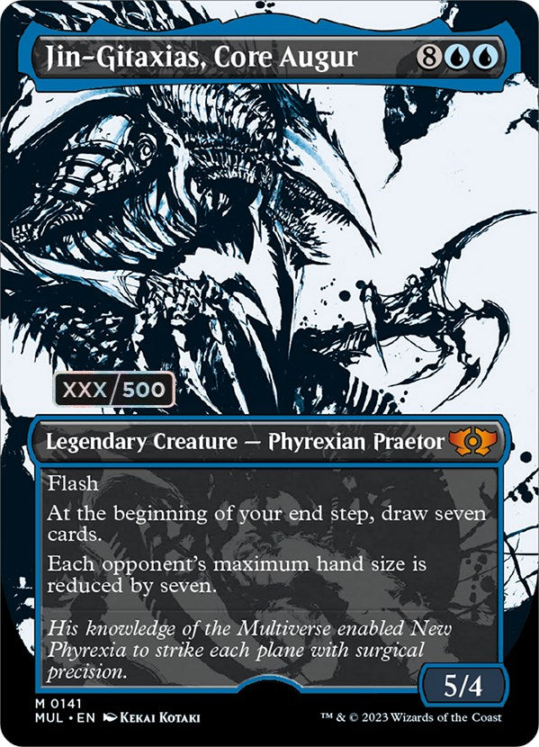 Jin-Gitaxias, Core Augur (Serial Numbered) (141) [March of the Machine: Multiverse Legends]