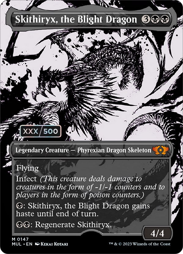 Skithiryx, the Blight Dragon (Serial Numbered) (147) [March of the Machine: Multiverse Legends]
